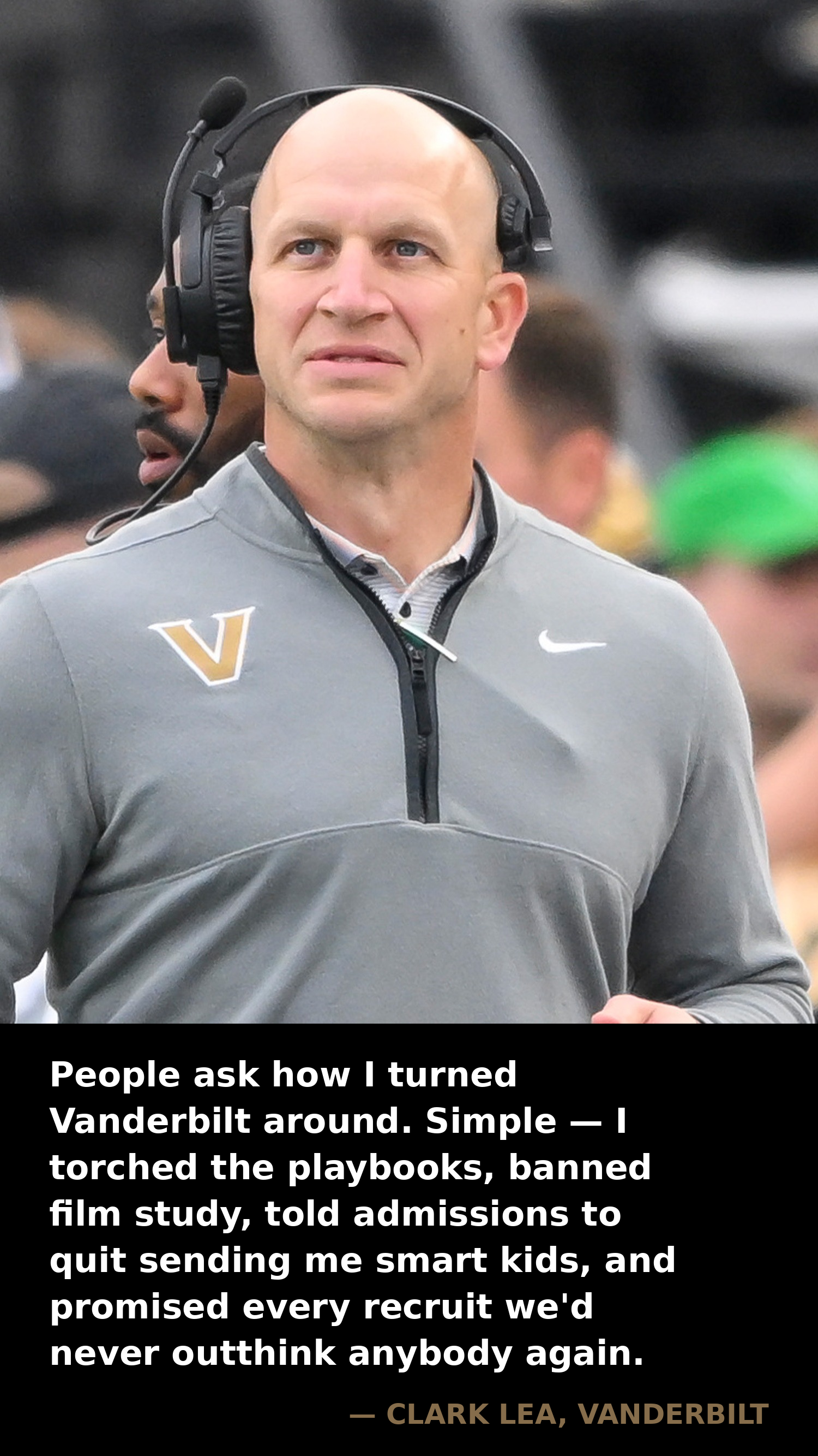 Clark Lea coach meme