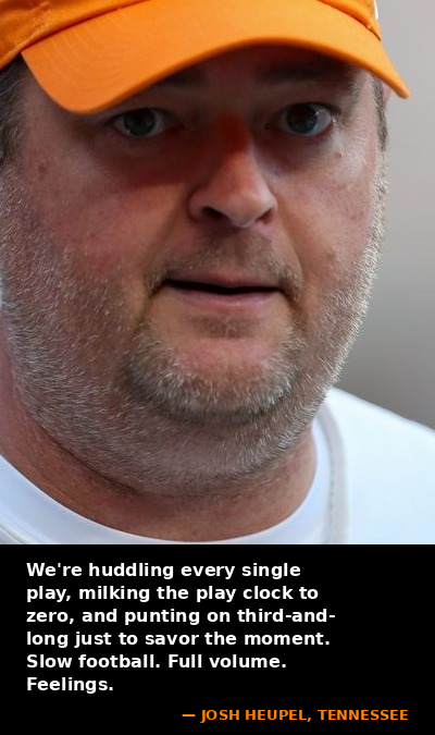 Josh Heupel coach meme
