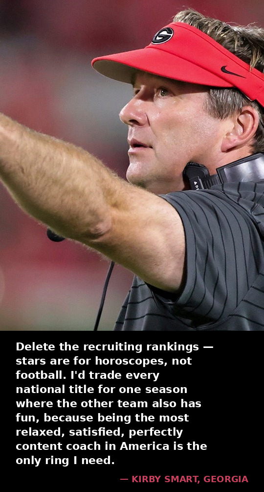 Kirby Smart coach meme