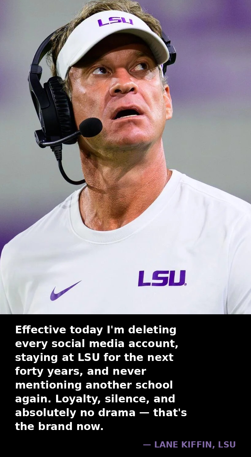 Lane Kiffin coach meme