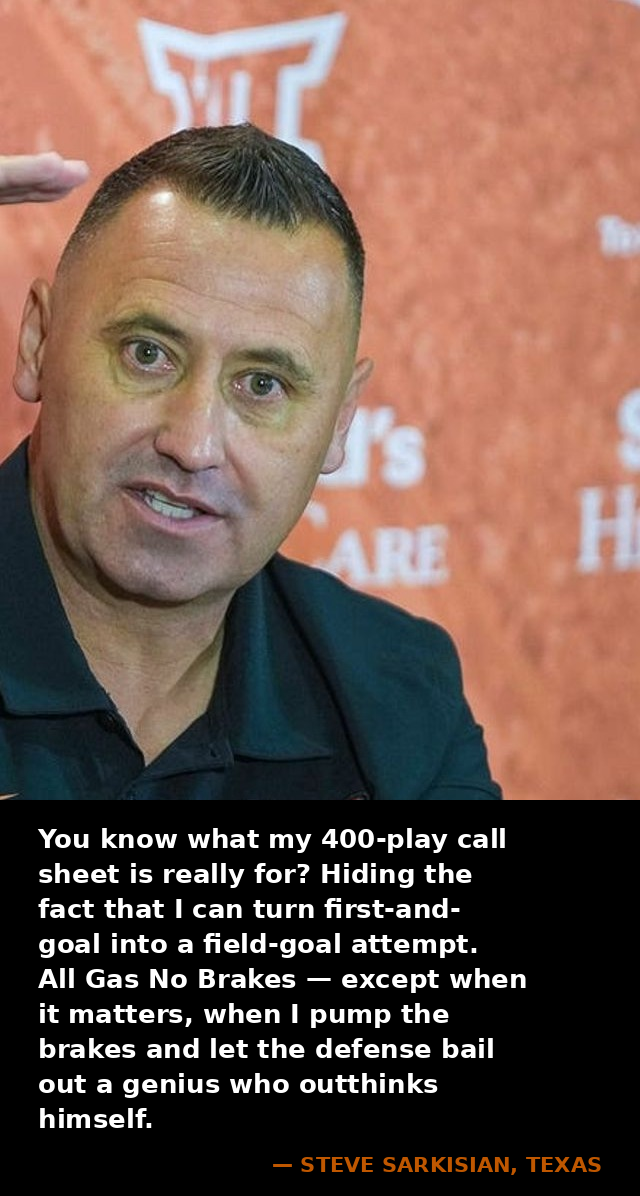 Steve Sarkisian coach meme
